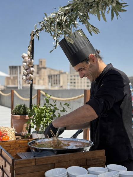 Cocktail déjeunatoire au Fort Ganteaume à Marseille 